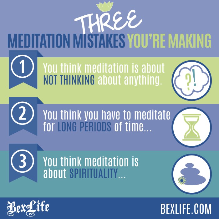 10 Common Mistakes People Make When Meditating