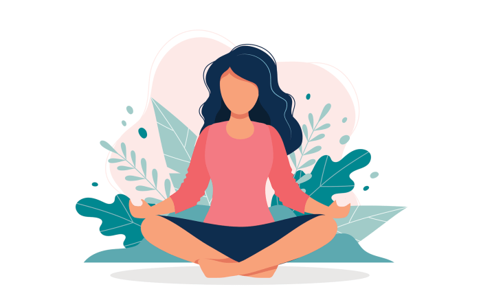 Meditate morning stretching exercise mindfulness day expat routines throughout shutting